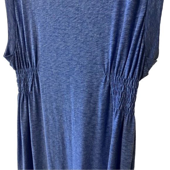 NWT Vitamin A Florence Eco Cotton Long Dress Swimsuit Cover Up in Blue S - Picture 6 of 13